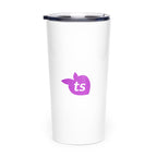 tsgabrielle® • Avsmalnande mugg • Vit • Rostfritt stål • 600 ml