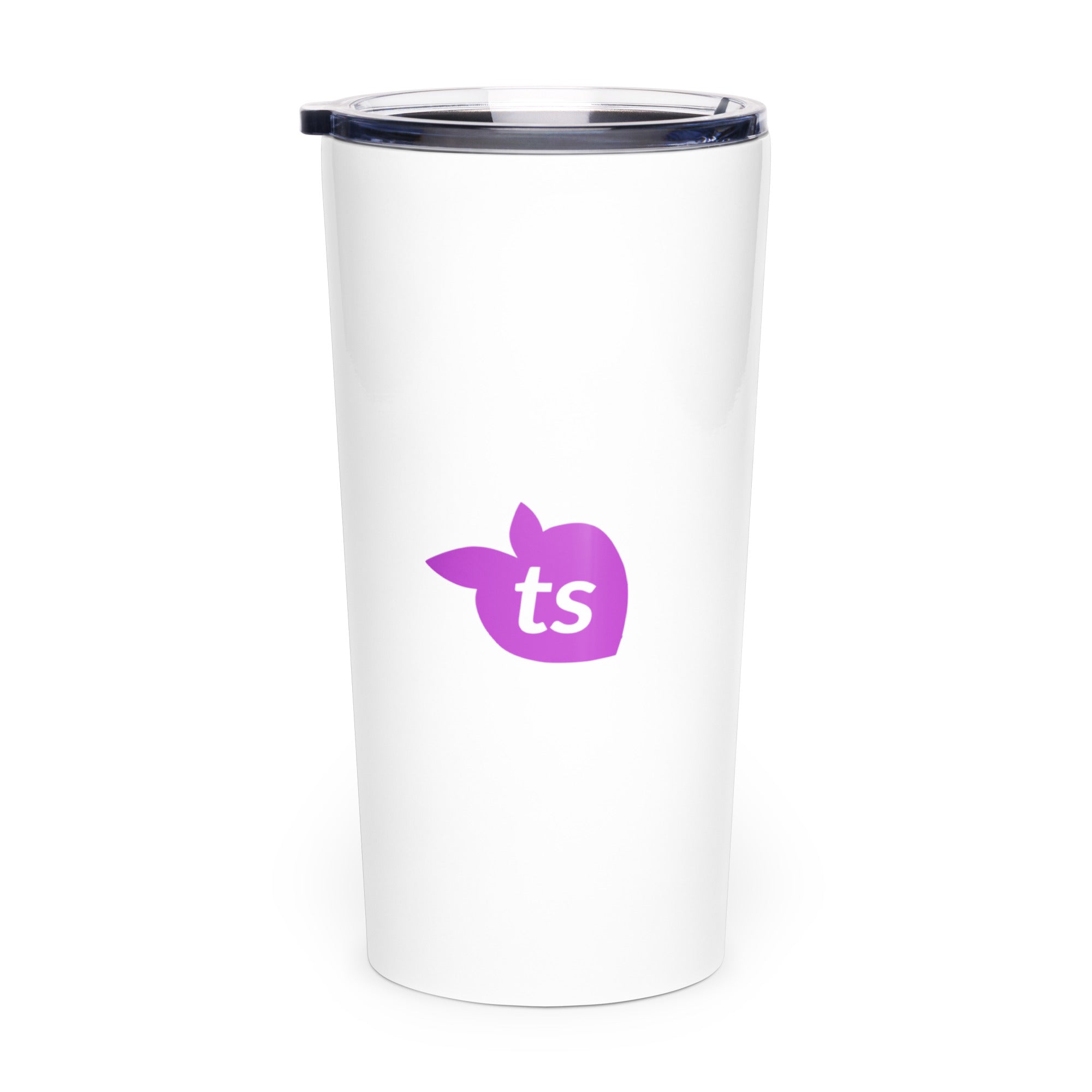 tsgabrielle® • Avsmalnande mugg • Vit • Rostfritt stål • 600 ml