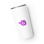 tsgabrielle® • Avsmalnande mugg • Vit • Rostfritt stål • 600 ml