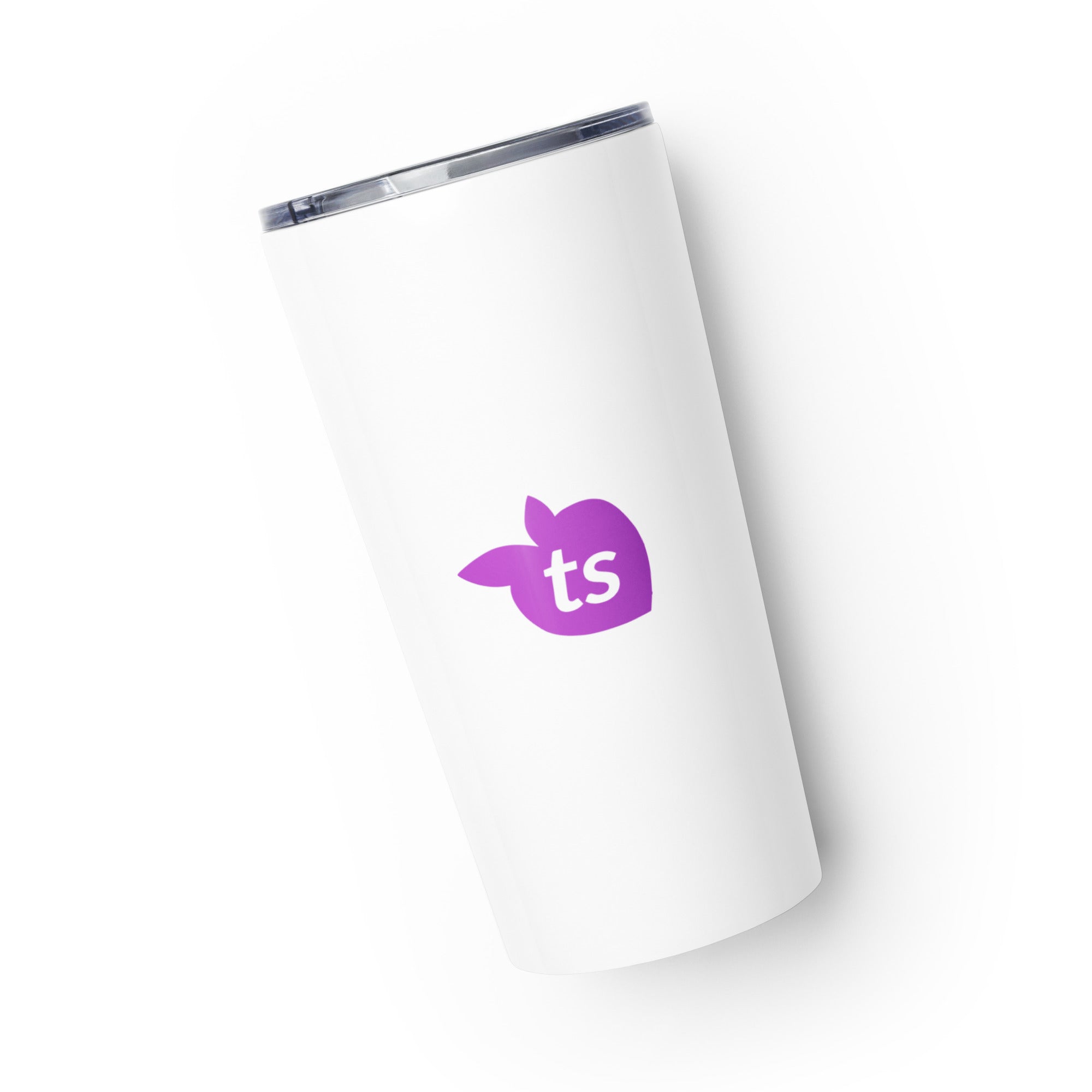 tsgabrielle® • Avsmalnande mugg • Vit • Rostfritt stål • 600 ml