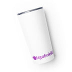 tsgabrielle® • Avsmalnande mugg • Vit • Rostfritt stål • 600 ml
