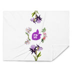 tsgabrielle® • TransFLOWer • Throw Blanket • White • 3 Sizes