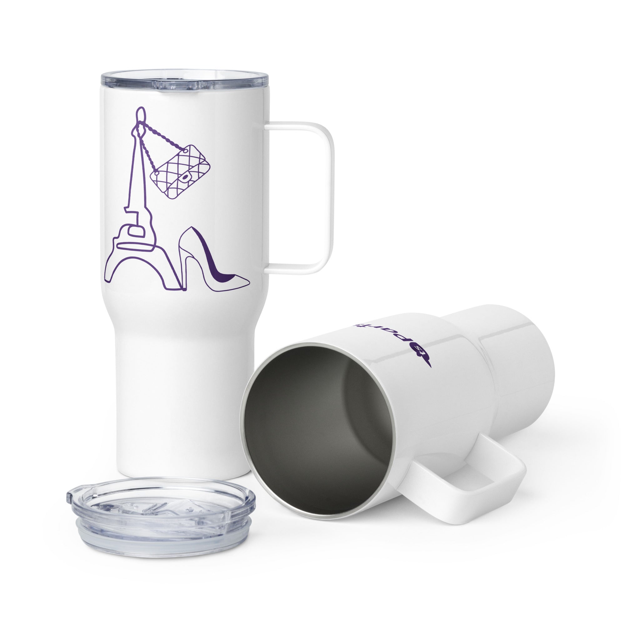 tsgabrielle • Paris - Eiffeltornet • Mugg med handtag • 2 storlekar - 739 ml och 1183 ml