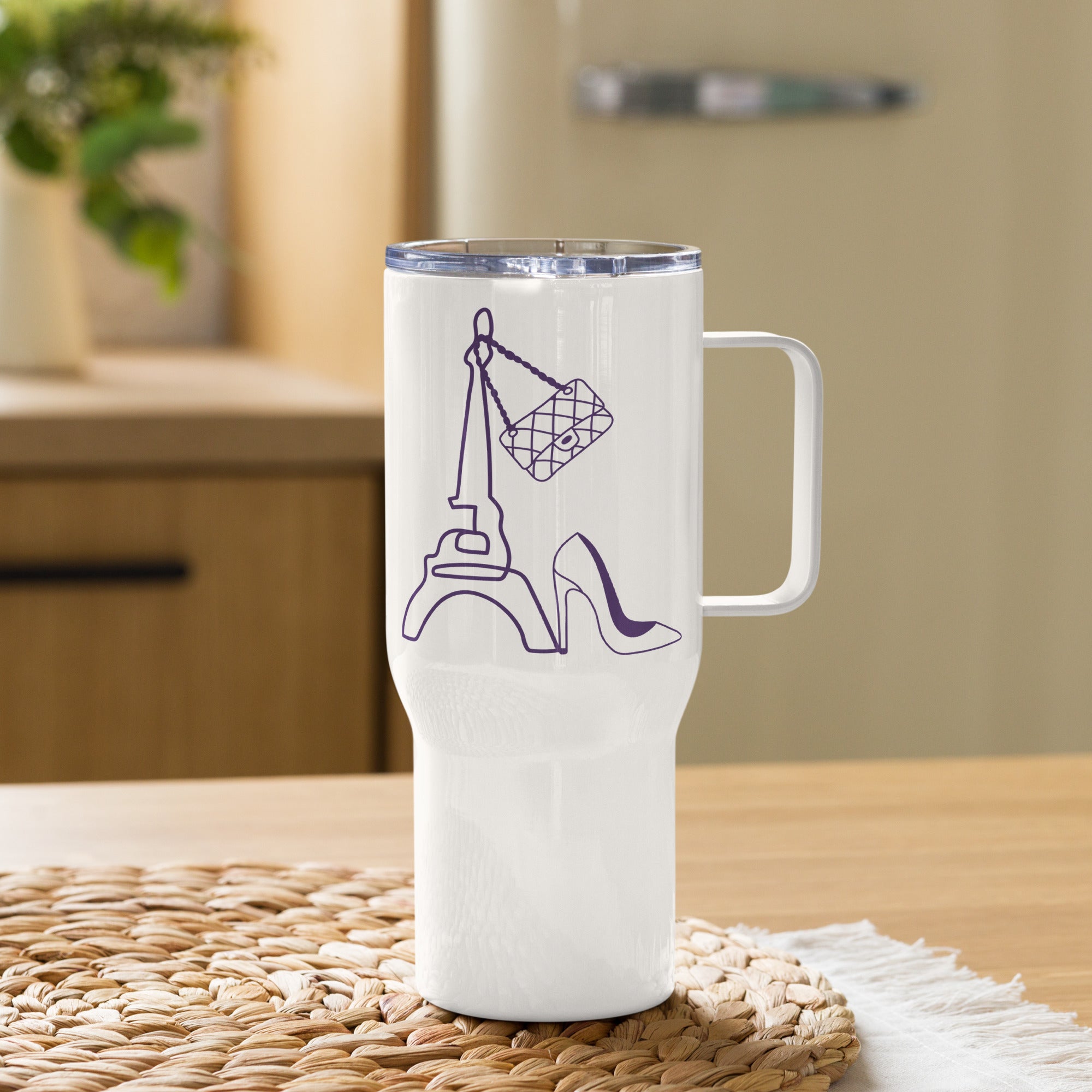 tsgabrielle • Paris - Eiffeltornet • Mugg med handtag • 2 storlekar - 739 ml och 1183 ml