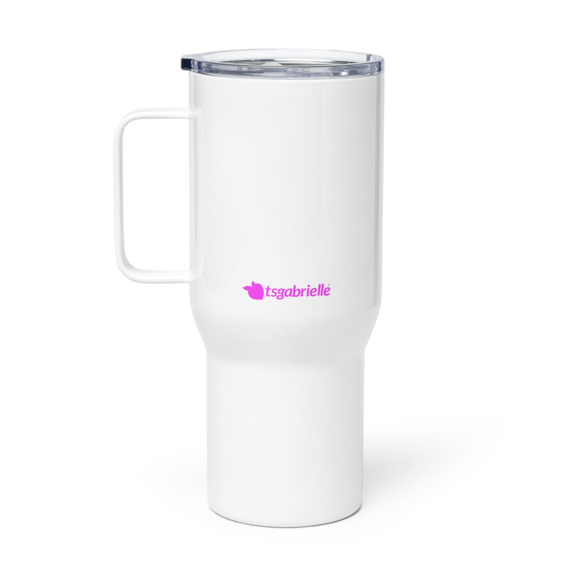 tsgabrielle® • Flamant 🦩 Rose • Travel Mug with a Handle • 2 Sizes •