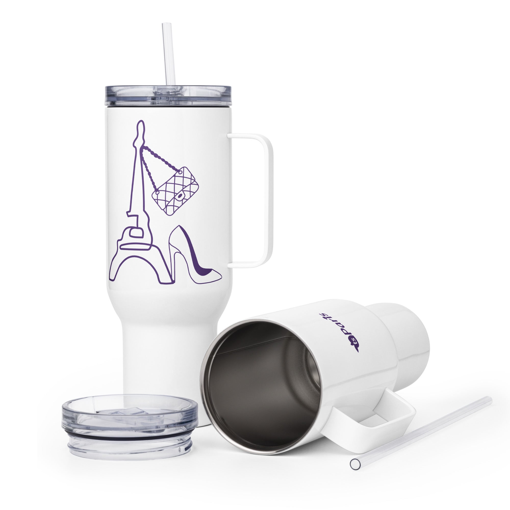 tsgabrielle • Paris - Eiffeltornet • Mugg med handtag • 2 storlekar - 739 ml och 1183 ml