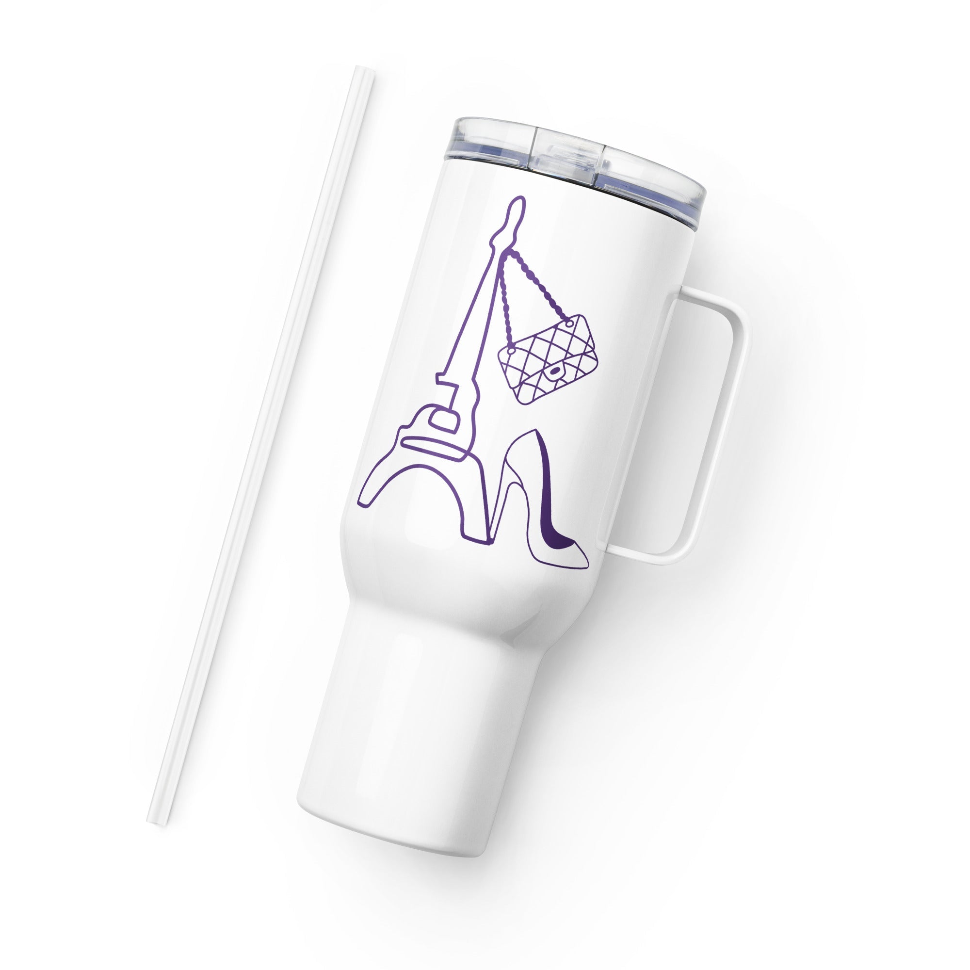 tsgabrielle • Paris - Eiffeltornet • Mugg med handtag • 2 storlekar - 739 ml och 1183 ml