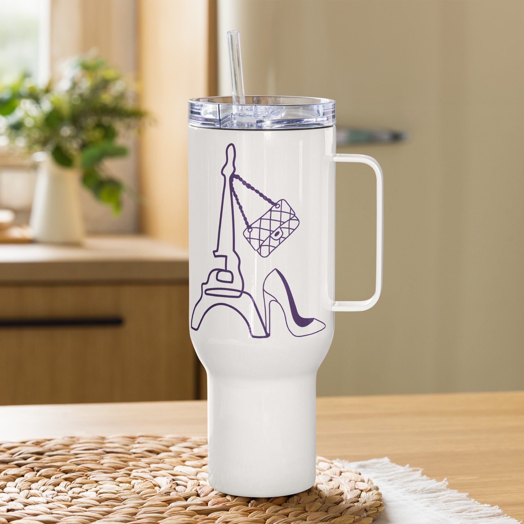 tsgabrielle • Paris - Eiffeltornet • Mugg med handtag • 2 storlekar - 739 ml och 1183 ml