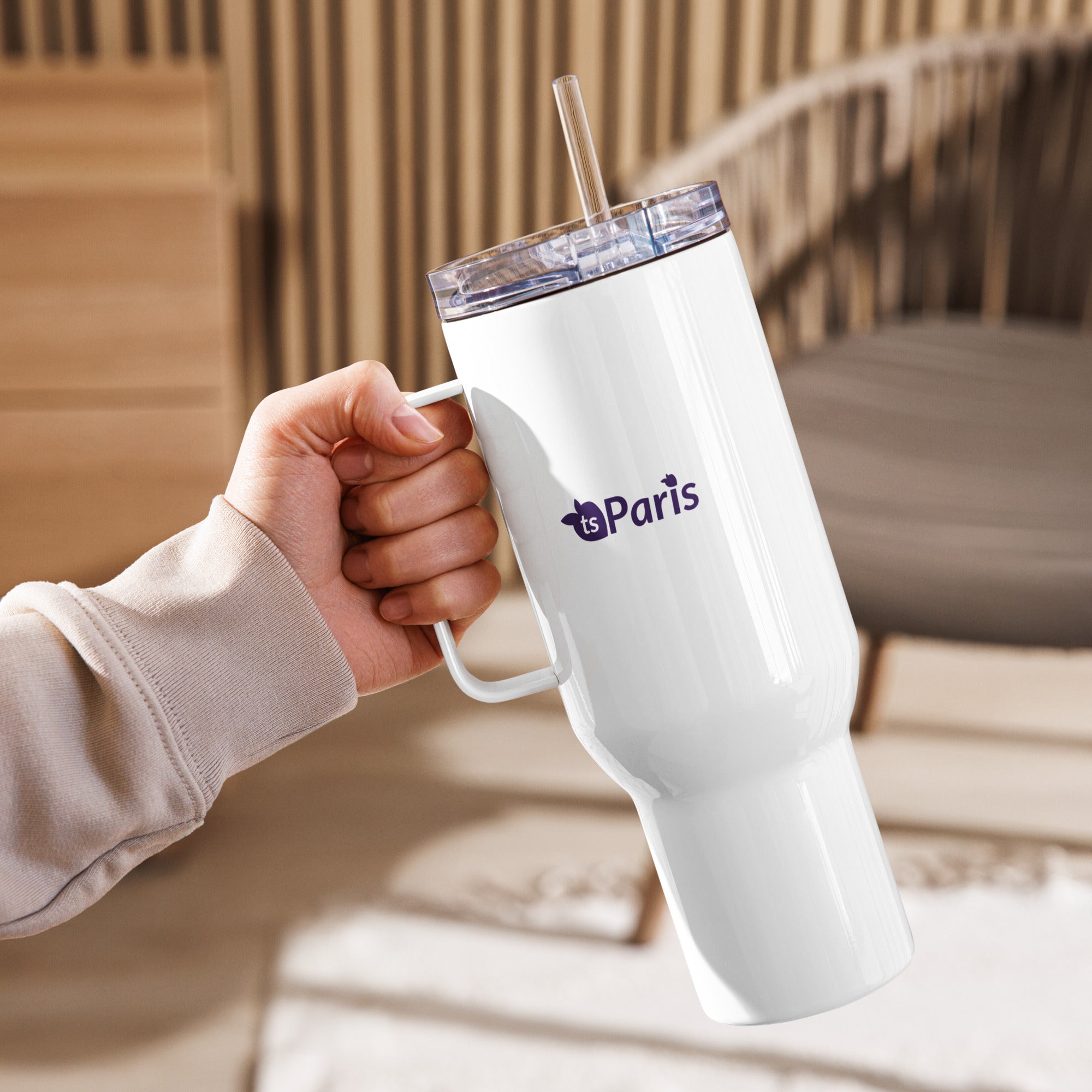 tsgabrielle • Paris - Eiffeltornet • Mugg med handtag • 2 storlekar - 739 ml och 1183 ml