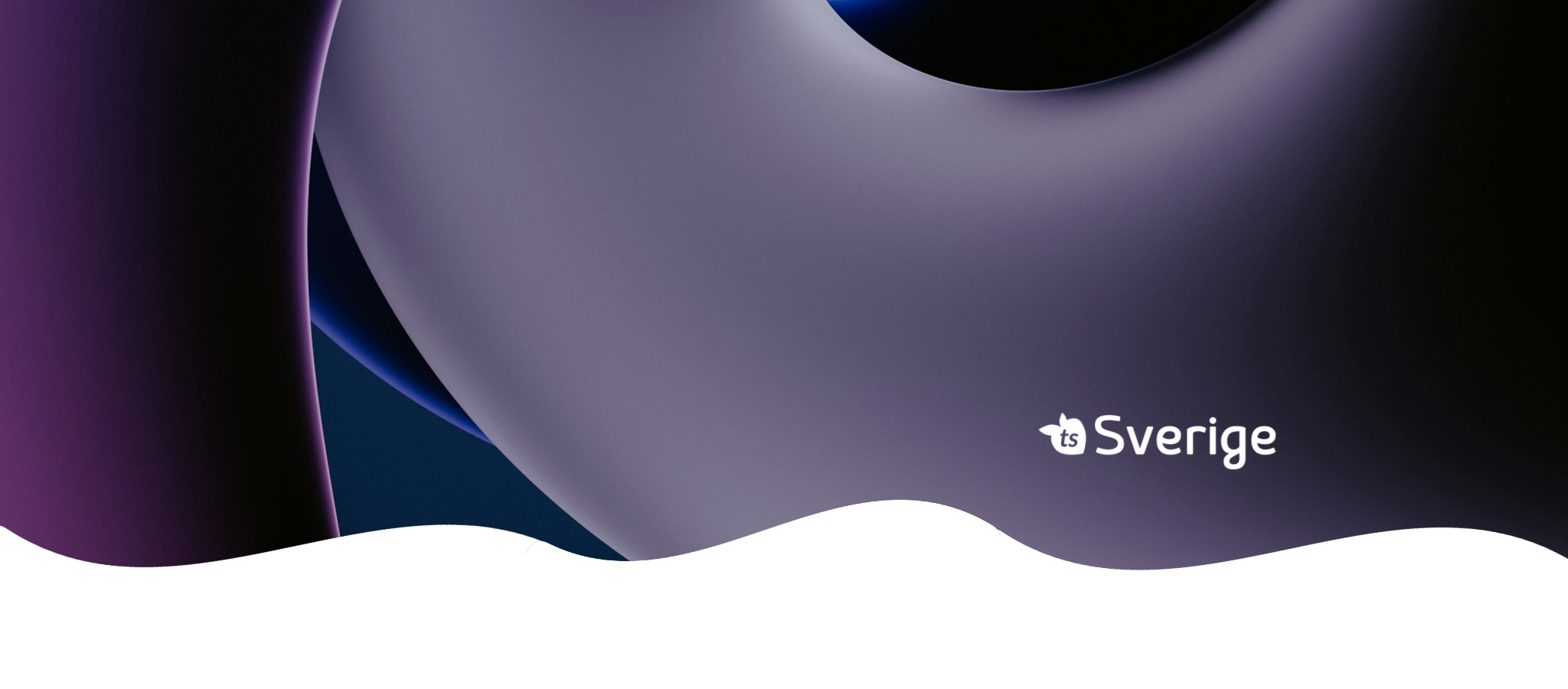 Abstract design with a 'Sverige' logo in the center