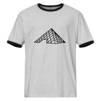 tsgabrielle® • For Him 👔 • Paris - The Louvre Pyramid • Ringer T-Shirt • Cotton Gray