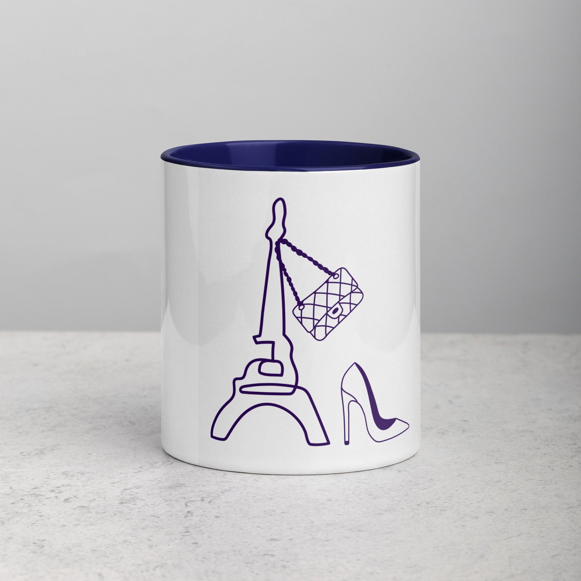 tsgabrielle • Paris • Mugg med färg inuti • Keramik • 325 ml