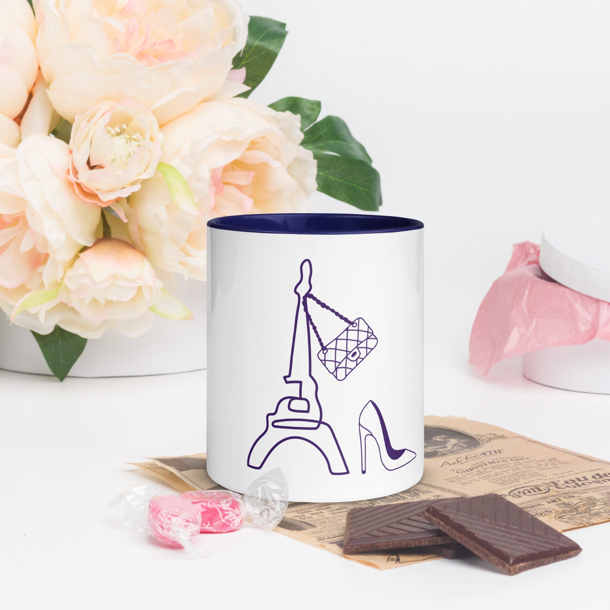 tsgabrielle • Paris • Mugg med färg inuti • Keramik • 325 ml
