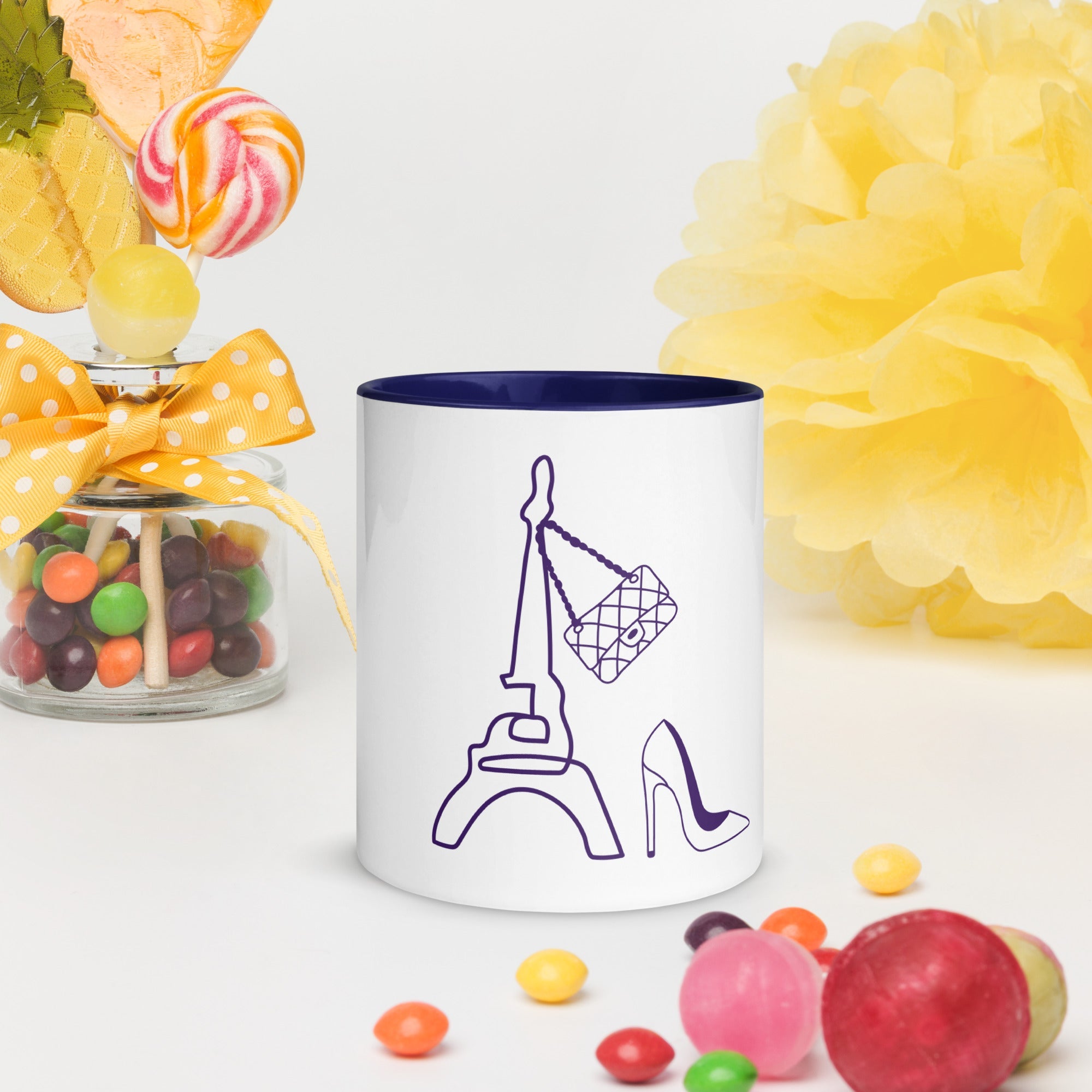 tsgabrielle • Paris • Mugg med färg inuti • Keramik • 325 ml