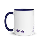 tsgabrielle® • Paris - Eiffeltornet • Mugg med färg inuti • Keramik • 325 ml