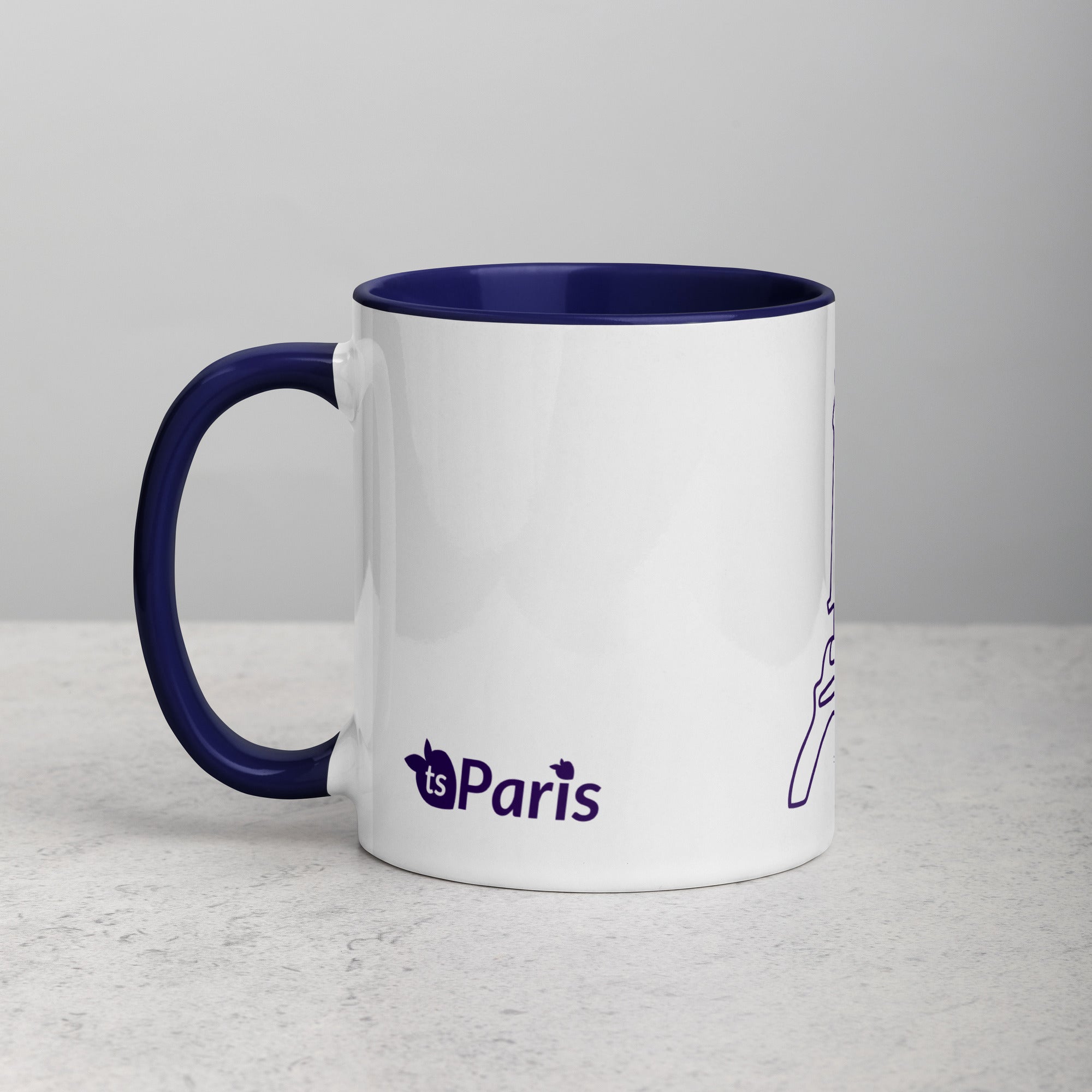 tsgabrielle • Paris • Mugg med färg inuti • Keramik • 325 ml