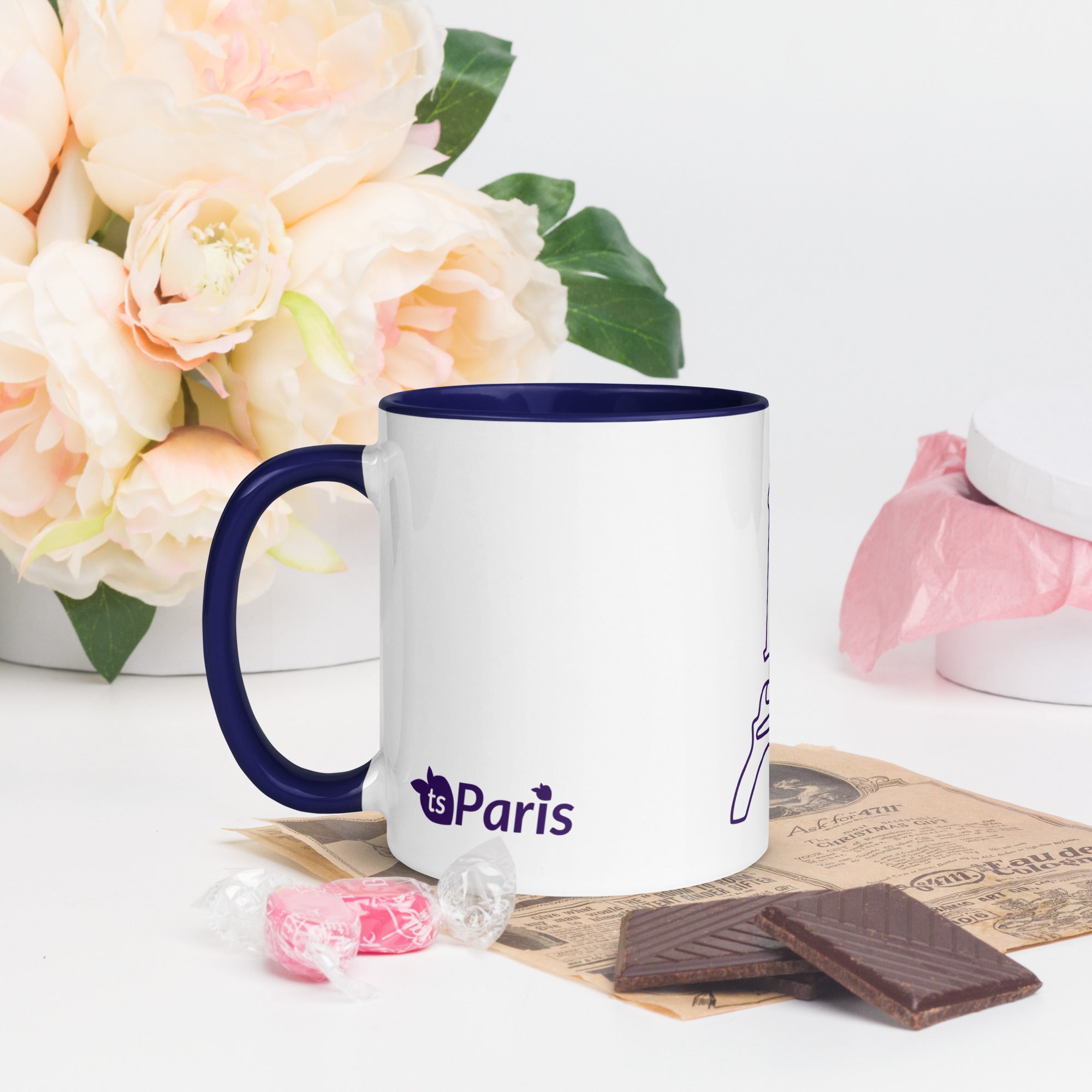 tsgabrielle • Paris • Mugg med färg inuti • Keramik • 325 ml