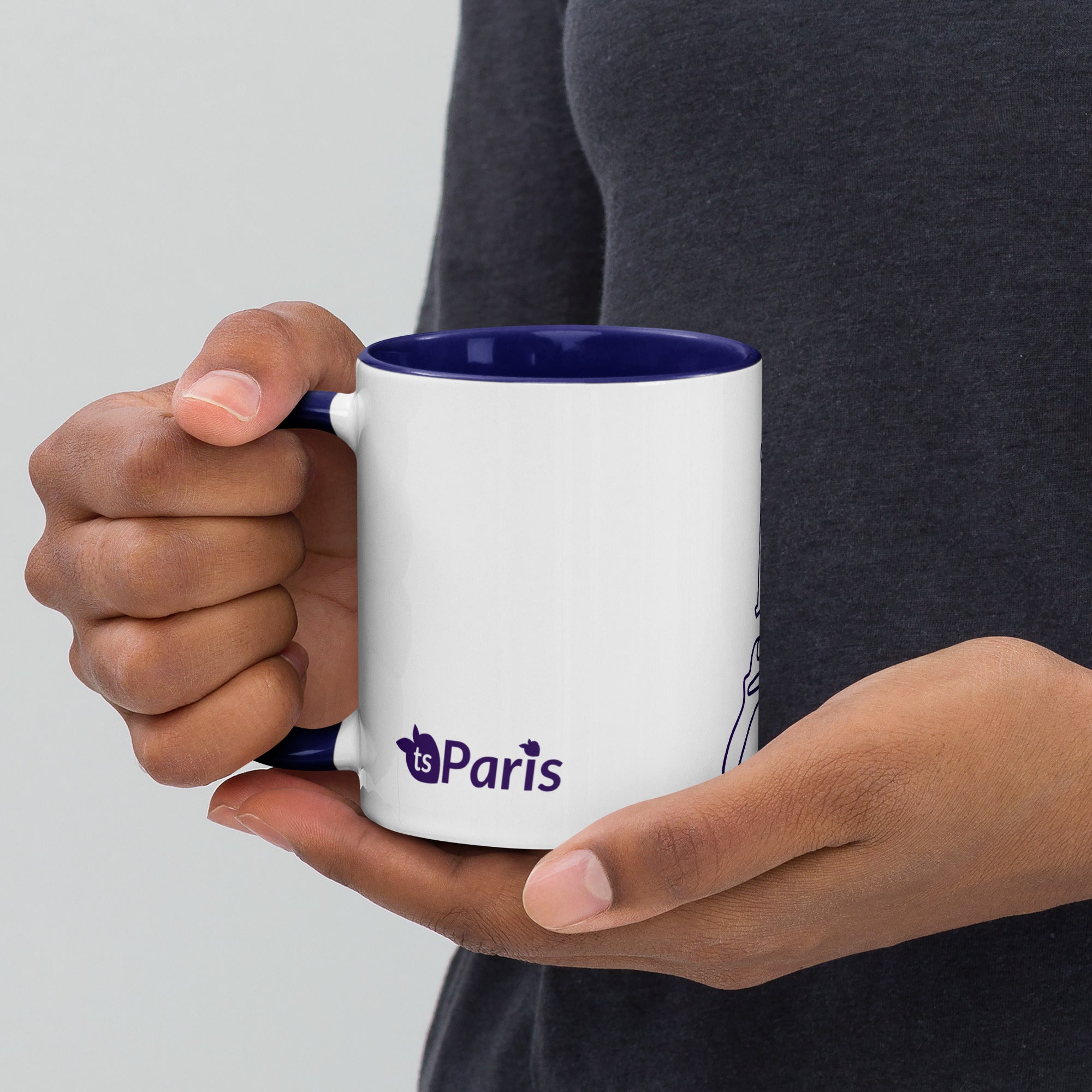 tsgabrielle • Paris • Mugg med färg inuti • Keramik • 325 ml