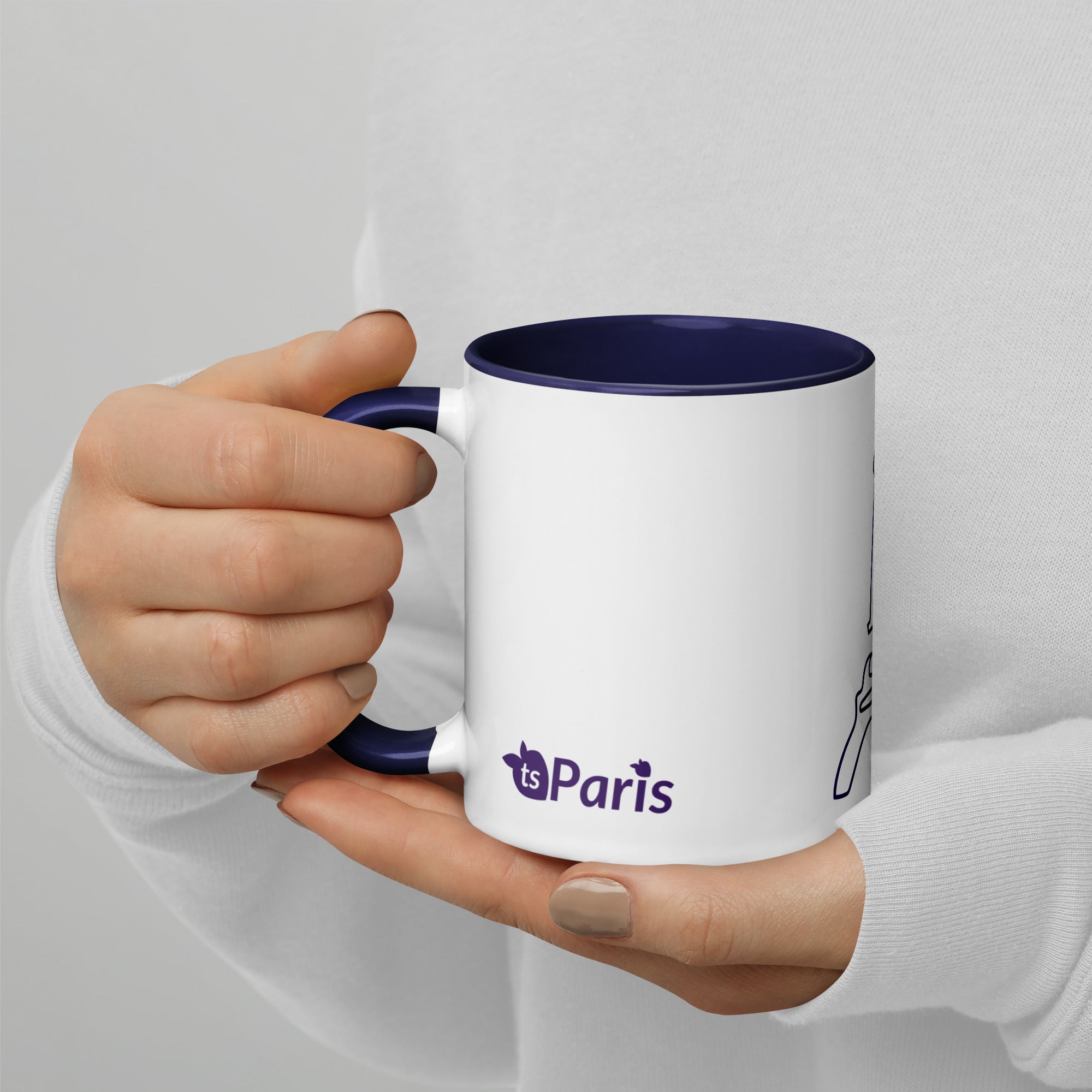 tsgabrielle • Paris • Mugg med färg inuti • Keramik • 325 ml