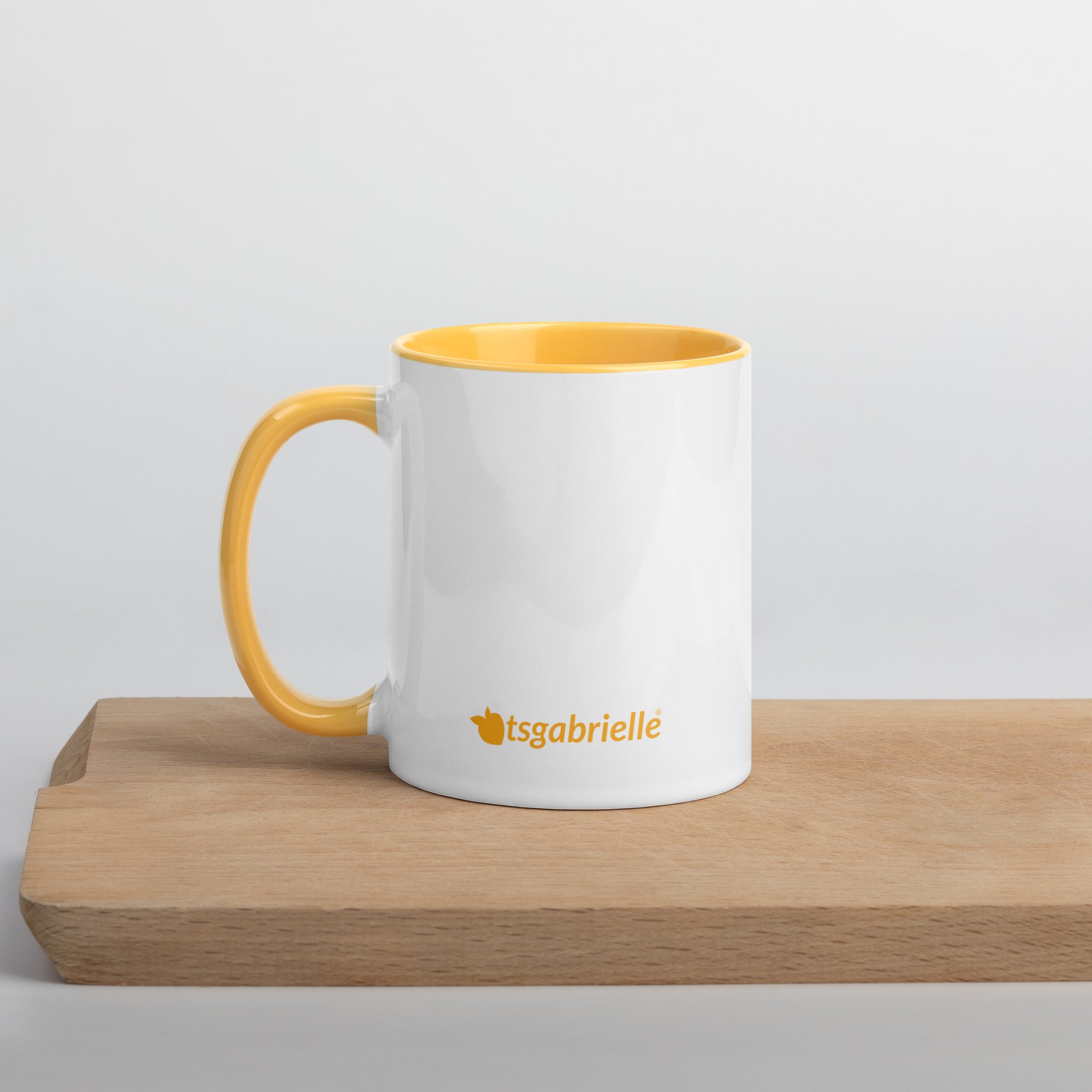 tsgabrielle • Mugg med gul insida • 325 ml