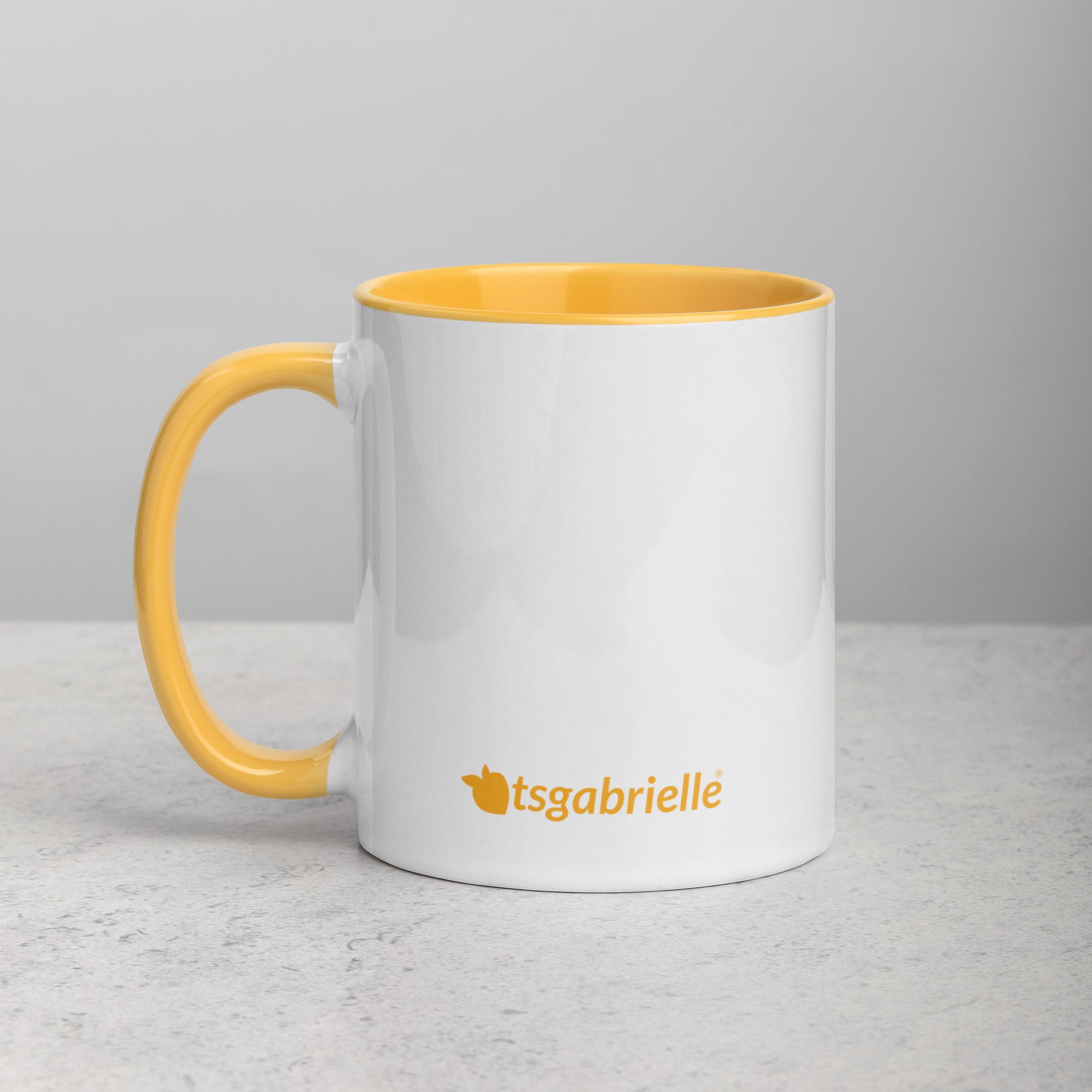 tsgabrielle • Mugg med gul insida • 325 ml