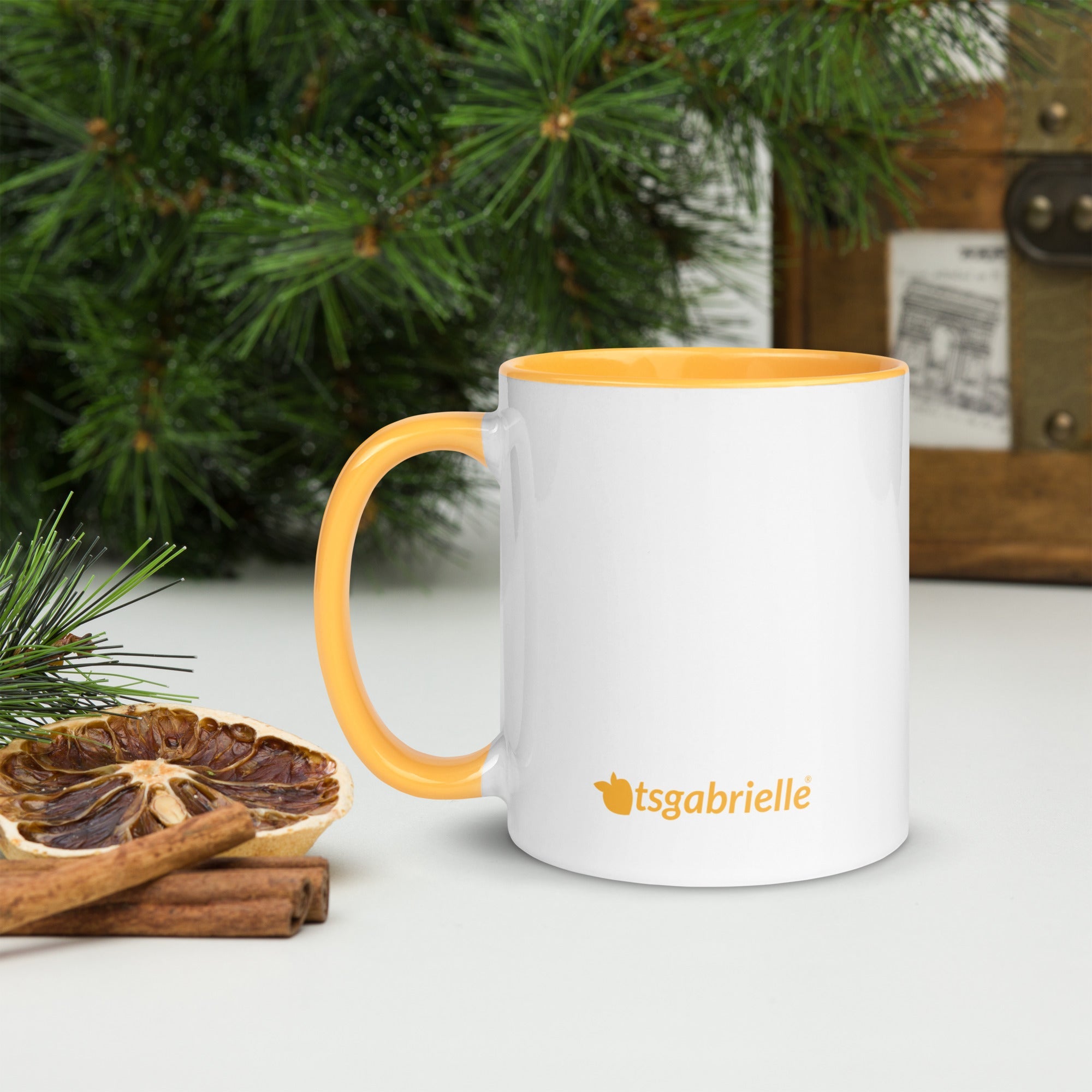 tsgabrielle • Mugg med gul insida • 325 ml