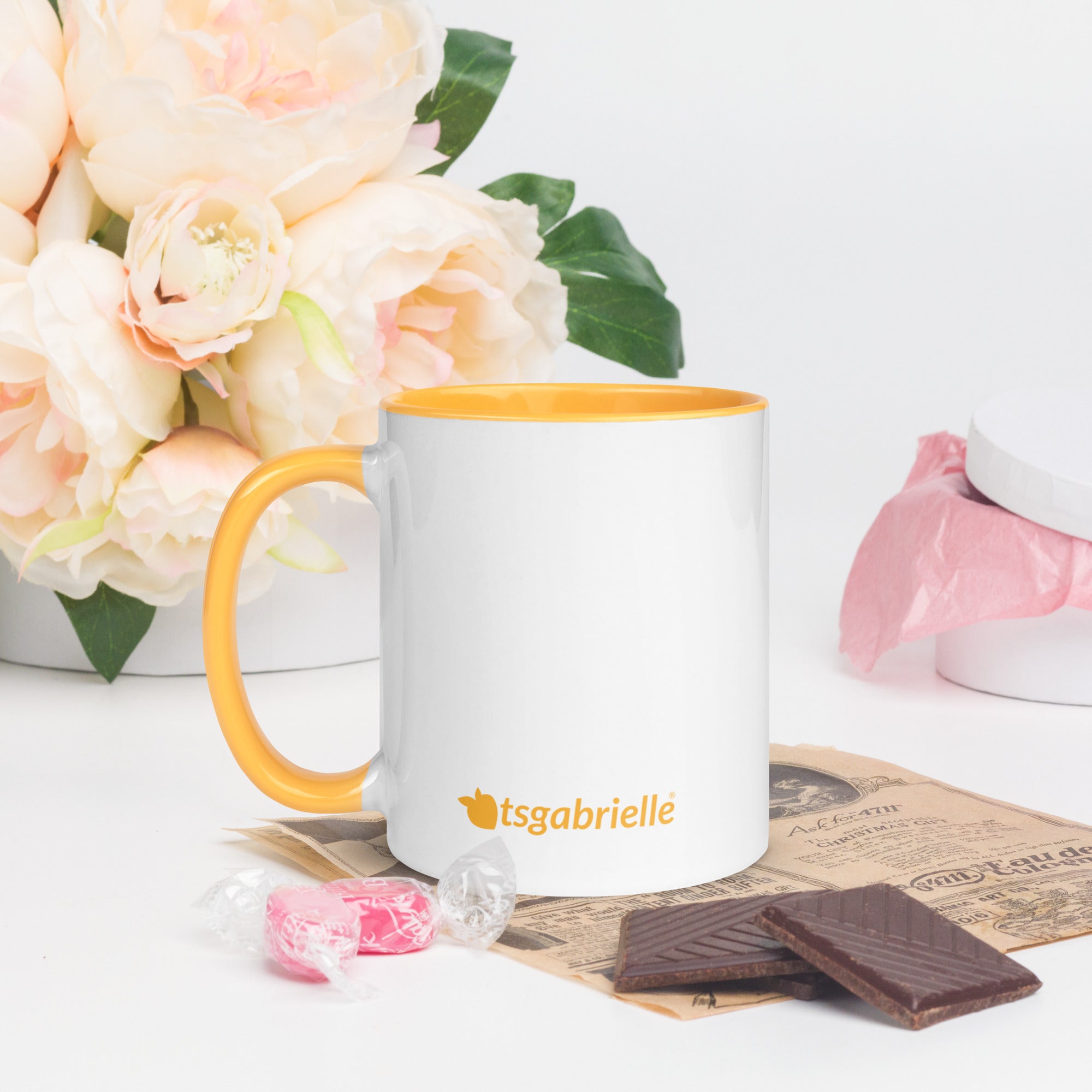 tsgabrielle • Mugg med gul insida • 325 ml