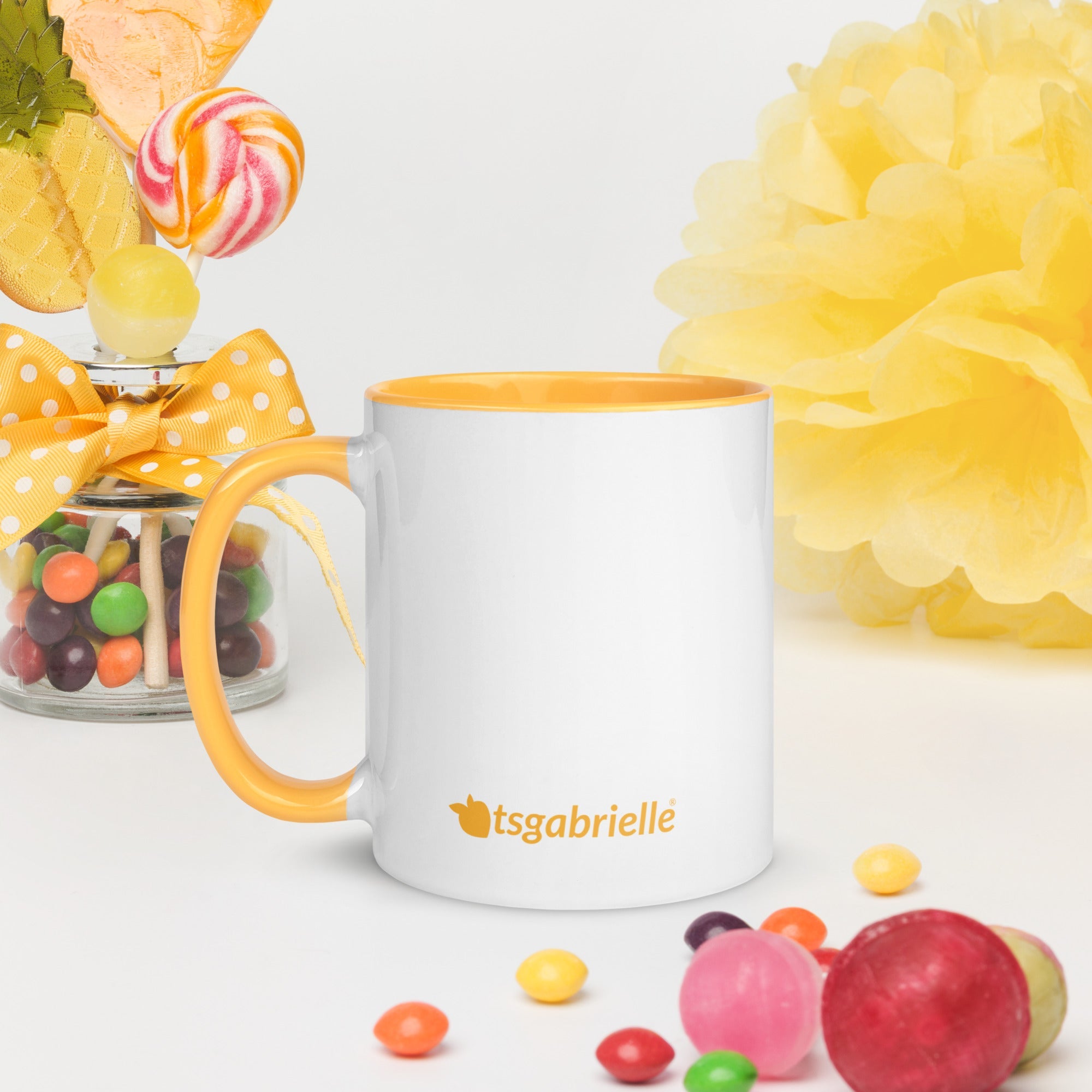 tsgabrielle • Mugg med gul insida • 325 ml
