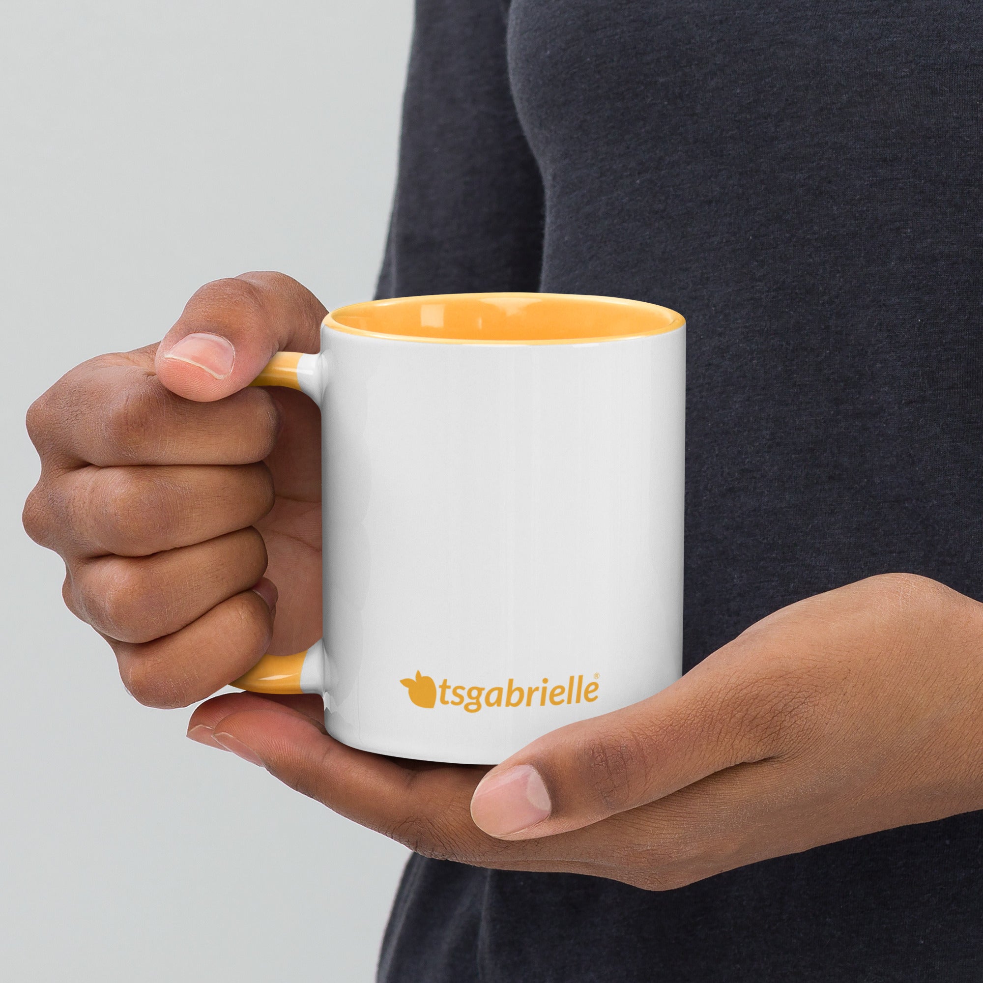 tsgabrielle • Mugg med gul insida • 325 ml