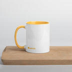 tsgabrielle • Mugg med gyllengul insida • Keramik • 325 ml