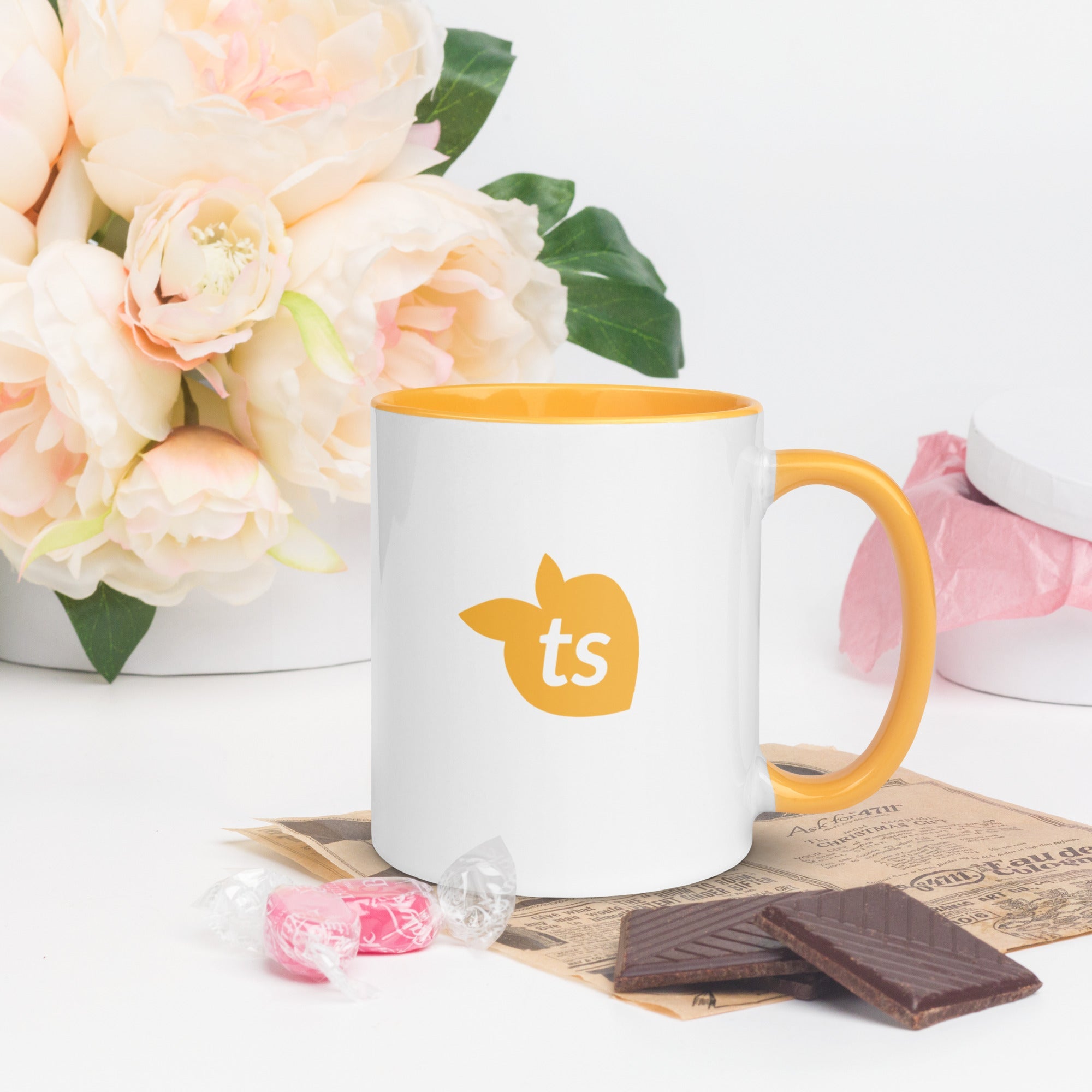 tsgabrielle • Mugg med gul insida • 325 ml