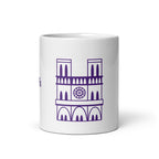 tsgabrielle® • Paris - Notre-Dame-katedralen • Glansig mugg • Vit • Keramik • 3 storlekar