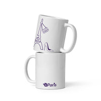 tsgabrielle® • Paris - La Tour Eiffel • Glossy Mug • White • Ceramic • 11 oz •