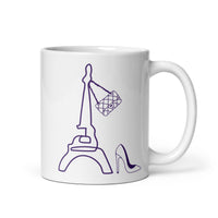 tsgabrielle® • Paris - La Tour Eiffel • Glossy Mug • White • Ceramic • 11 oz • White Ceramic 11 oz