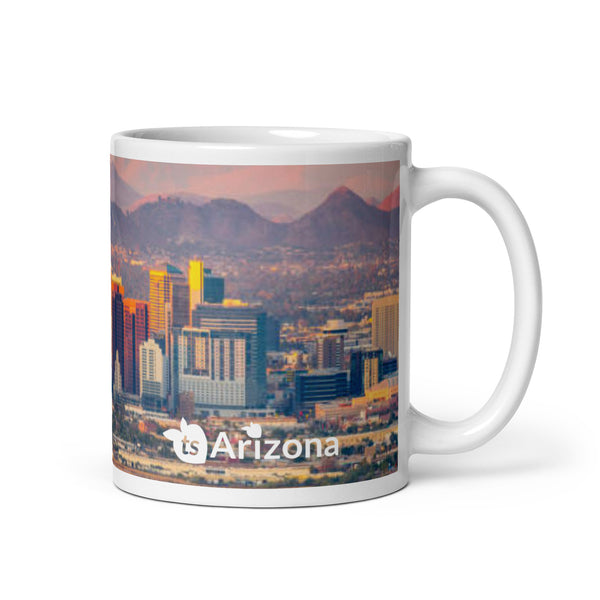 tsgabrielle® • Arizona 🌵 - Phoenix • White Glossy Mug • Ceramic • 11 oz • Ceramic