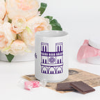 tsgabrielle® • Paris - Notre-Dame-katedralen • Glansig mugg • Vit • Keramik • 3 storlekar