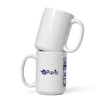 tsgabrielle® • Paris - Notre-Dame-katedralen • Glansig mugg • Vit • Keramik • 3 storlekar