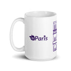 tsgabrielle® • Paris - Notre-Dame-katedralen • Glansig mugg • Vit • Keramik • 3 storlekar
