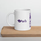 tsgabrielle® • Paris - Notre-Dame-katedralen • Glansig mugg • Vit • Keramik • 3 storlekar