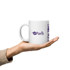 tsgabrielle® • Paris - Notre-Dame-katedralen • Glansig mugg • Vit • Keramik • 3 storlekar
