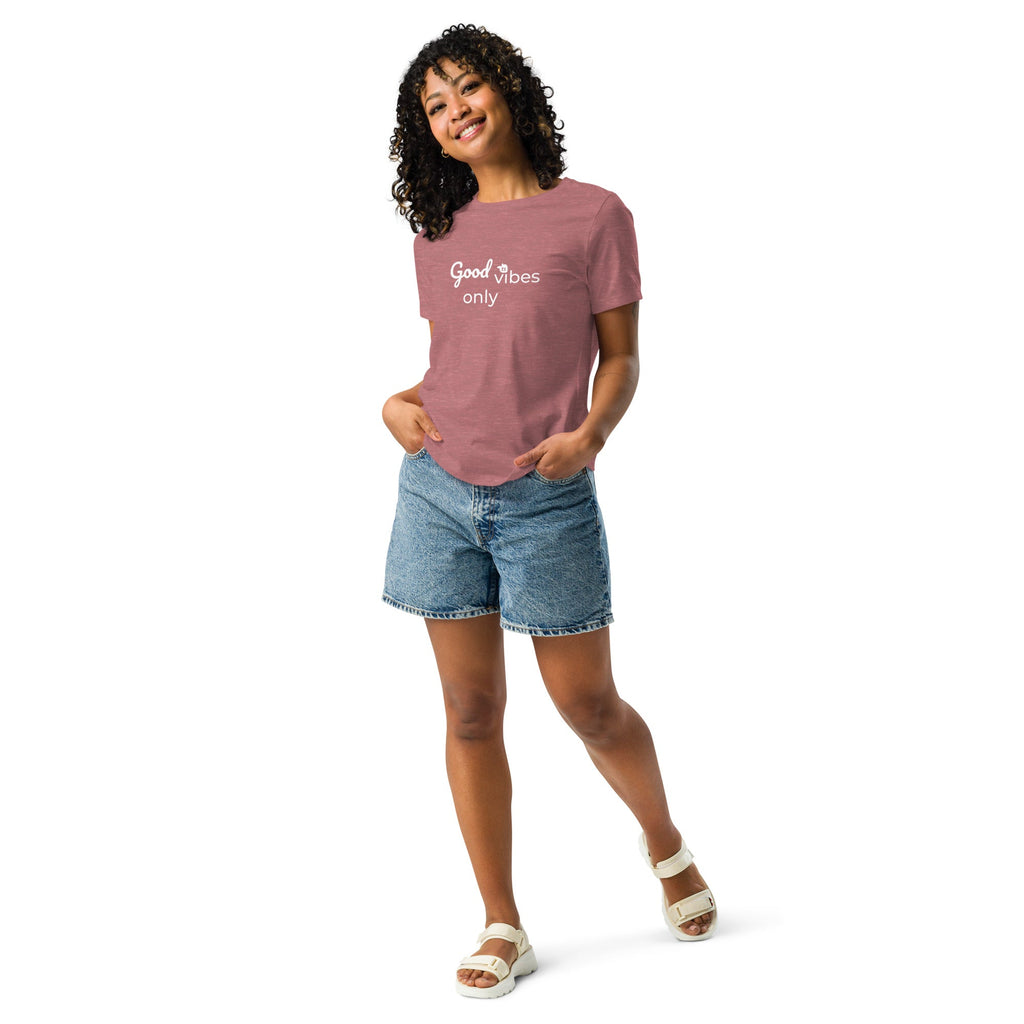 tsgabrielle® • Trans / Women's • Good Vibes Only • Relaxed T-Shirt • 8 Colors • 100% Cotton