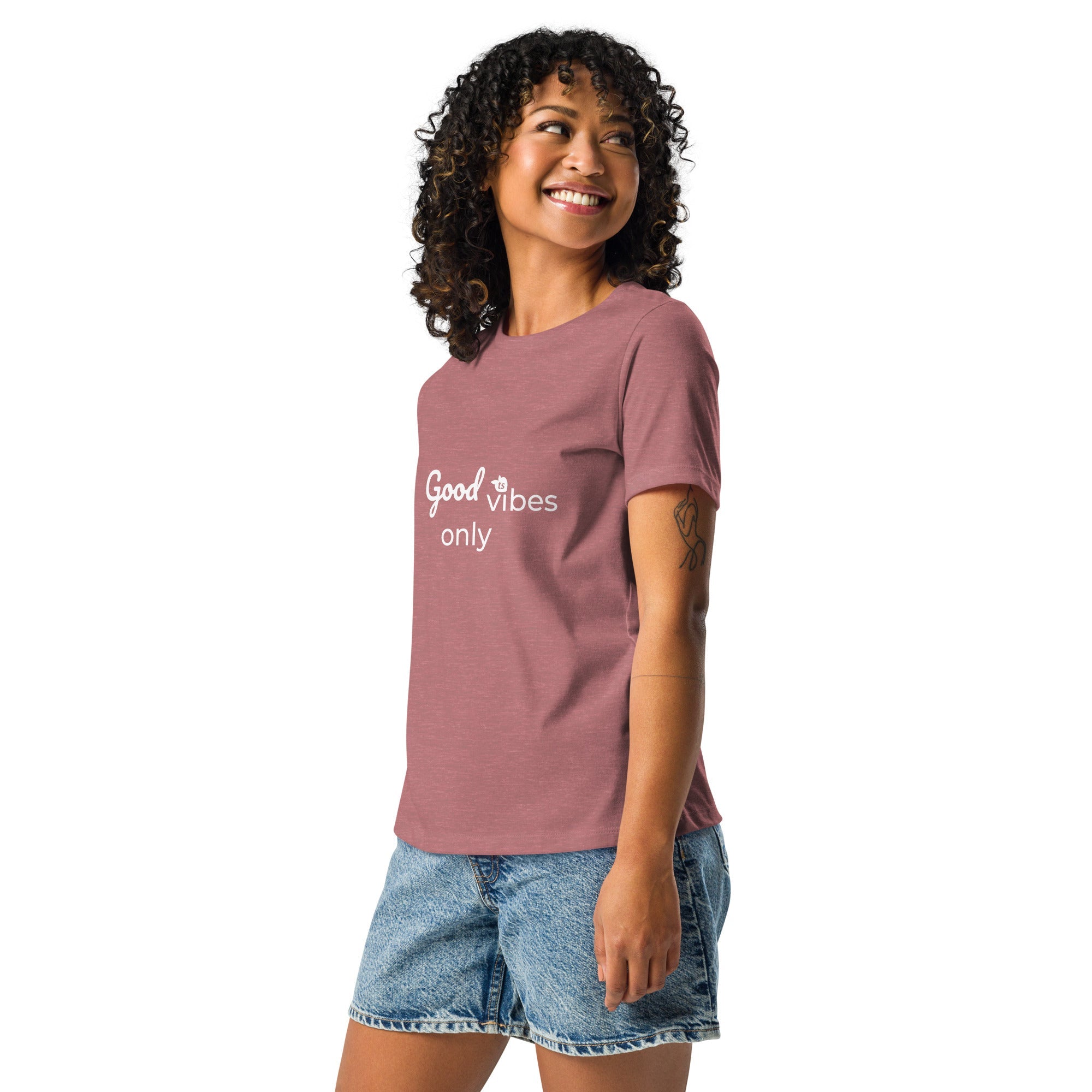 tsgabrielle® • Trans / Women's • Good Vibes Only • Relaxed T-Shirt • 8 Colors • 100% Cotton