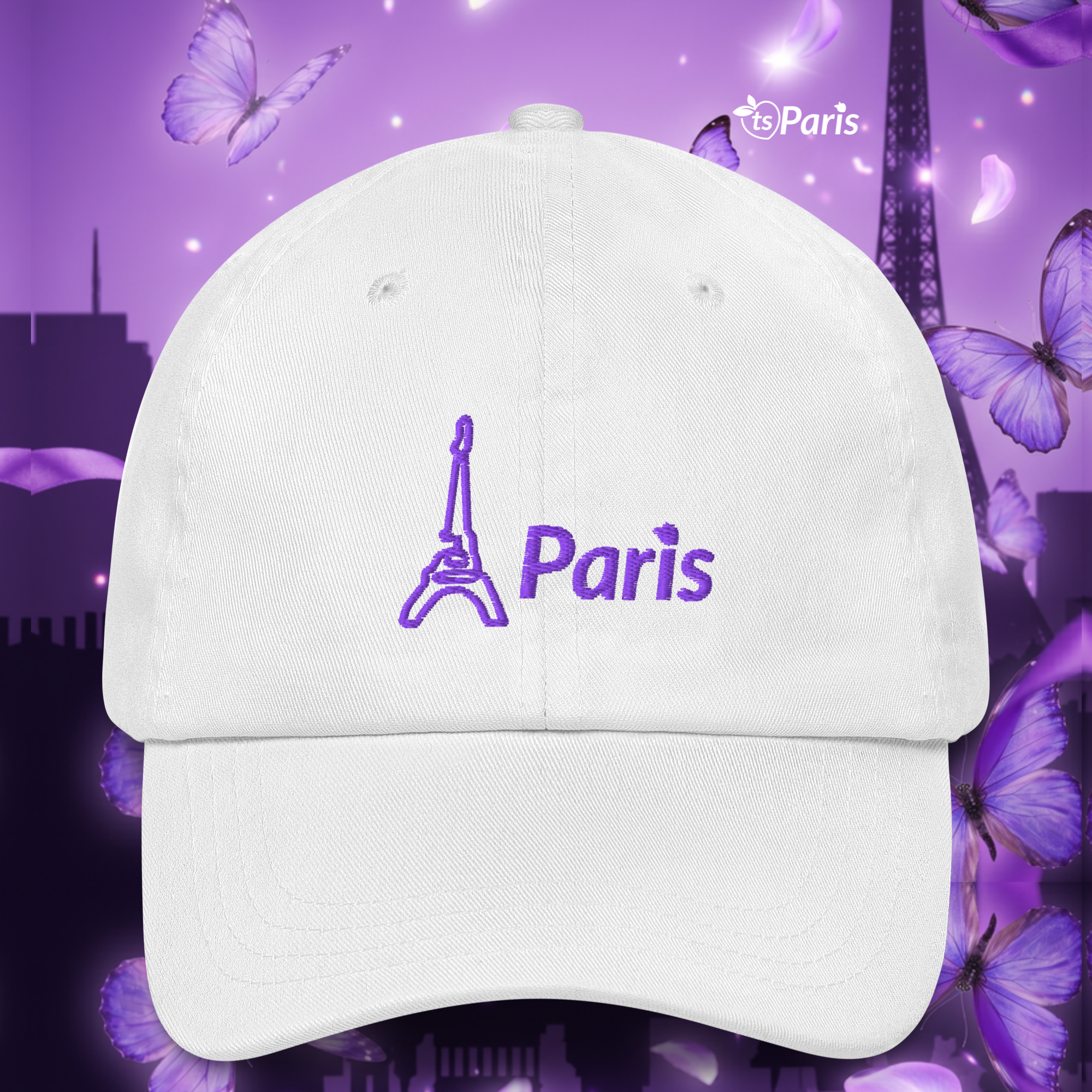 tsgabrielle® • Paris - La Tour Eiffel • Keps • Vit